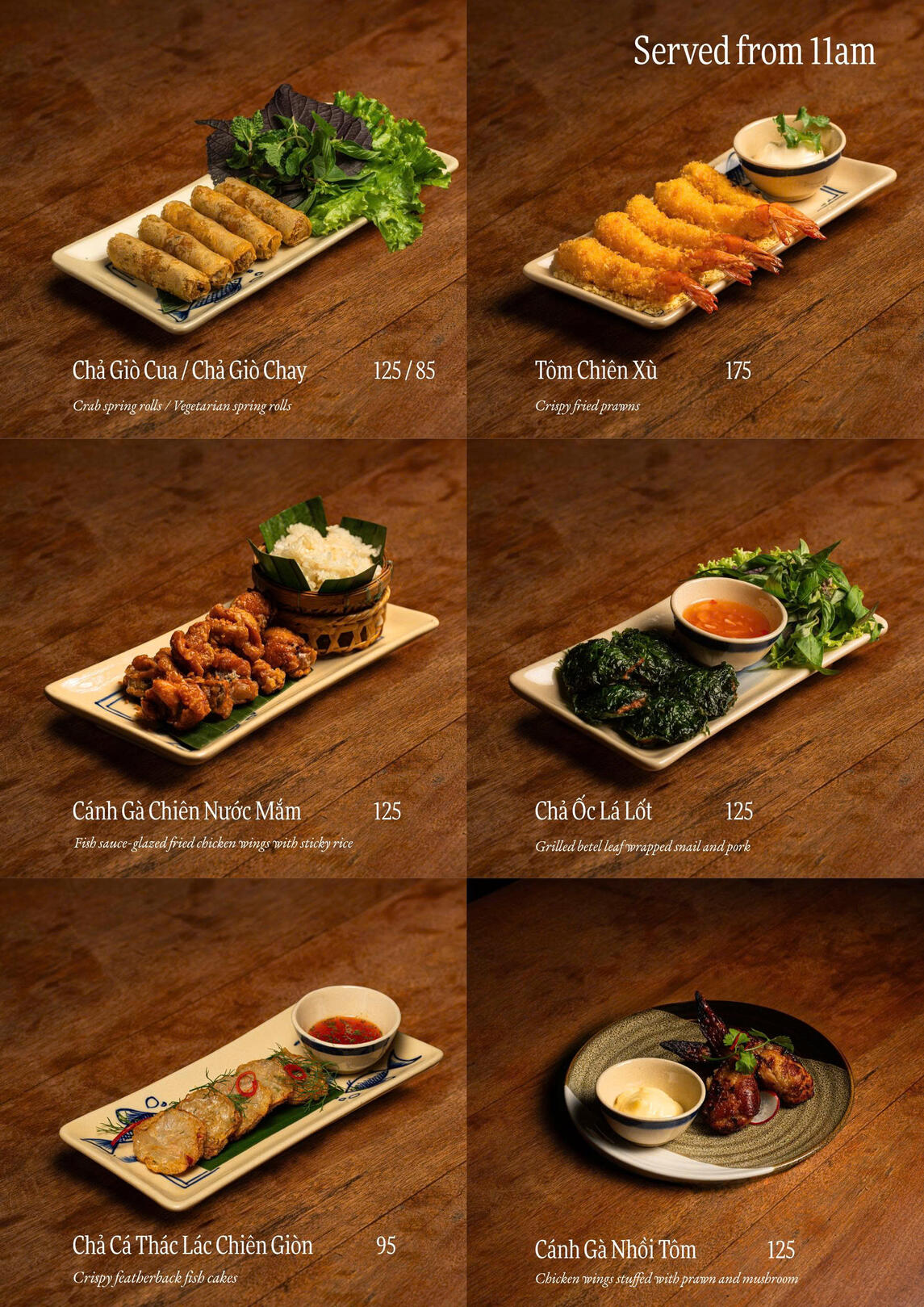 Sành Kitchen - Apertizer Menu 2
