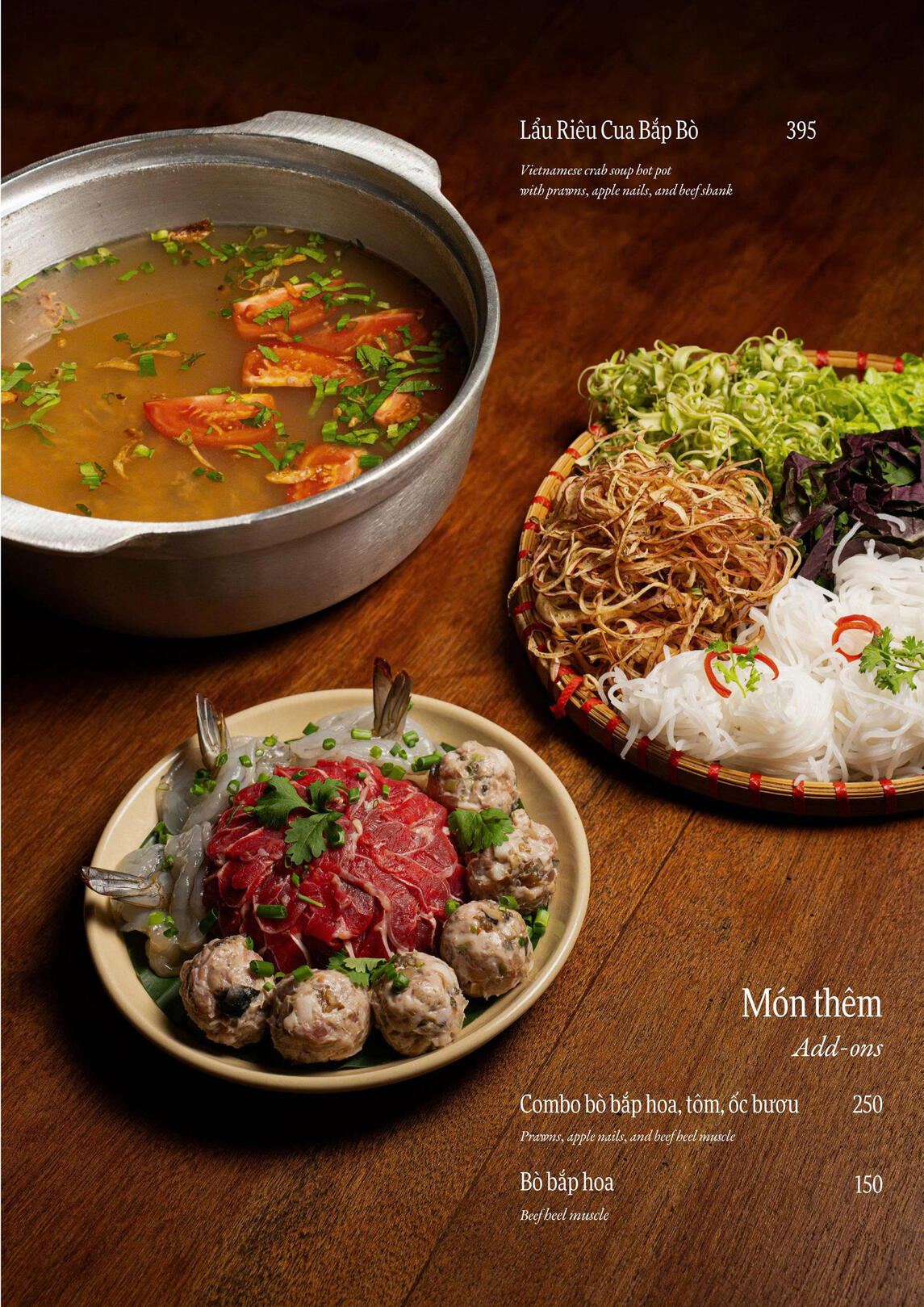 Sành Kitchen - Main menu 4